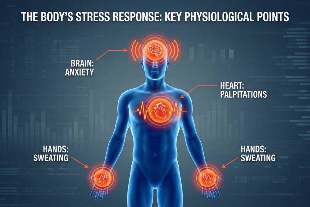 Physical symptoms of anxiety and phobia chart
